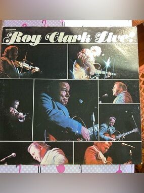 Roy Clark Live! At The Landmark in Las Vegas Vinyl Album  AMAZING CONDITION 1972